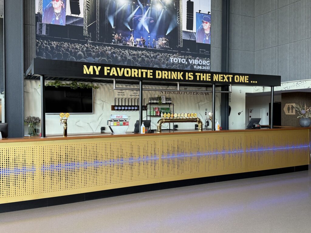 Folie til skilte i Tinghallen