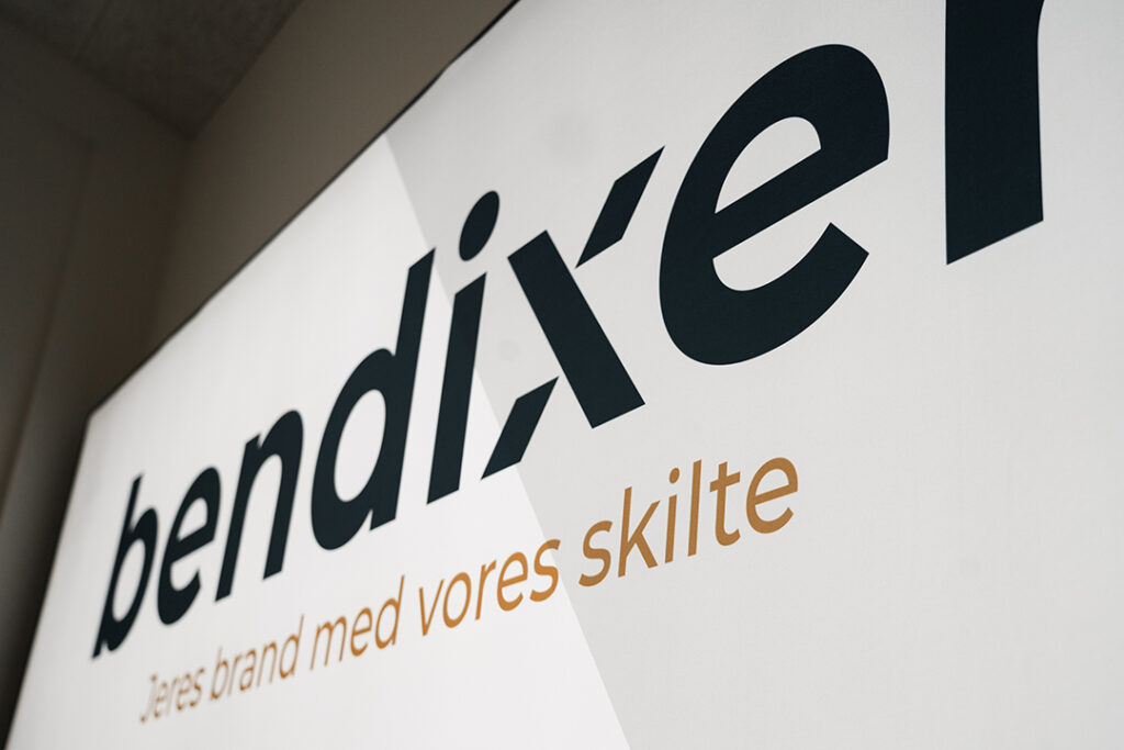 Bendixer logo og slogan til medarbejdere bendixen