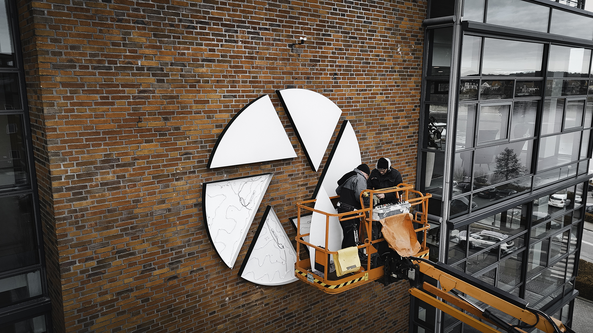 Montering af skiltning