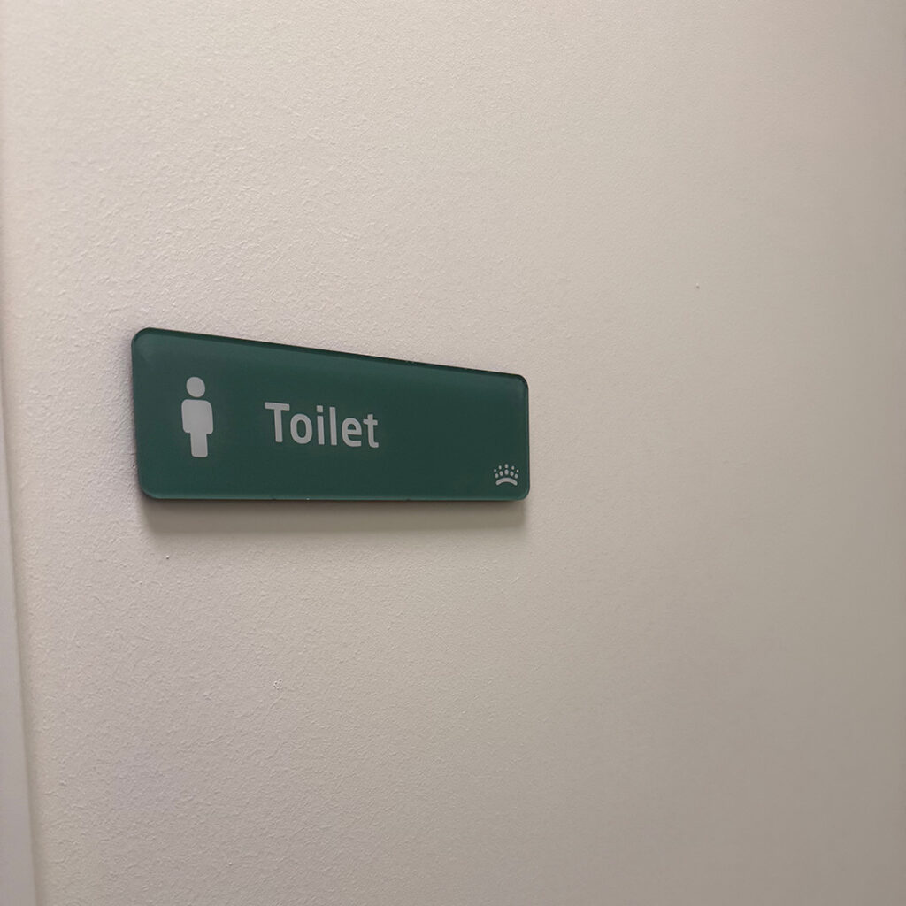 wayfinding til toilet
