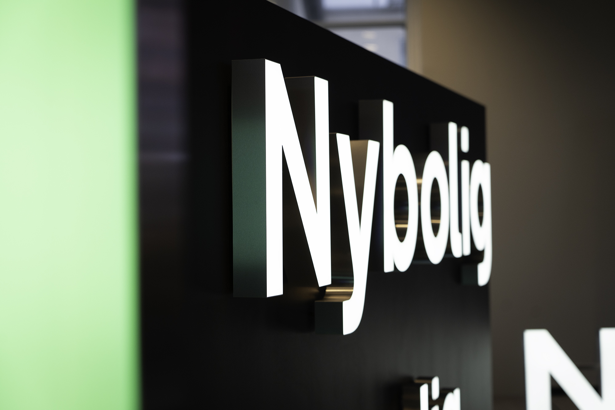 skilte nybolig