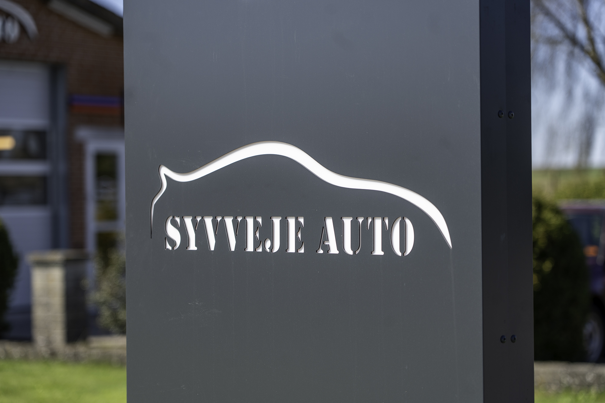 syvveje auto pylonskilt